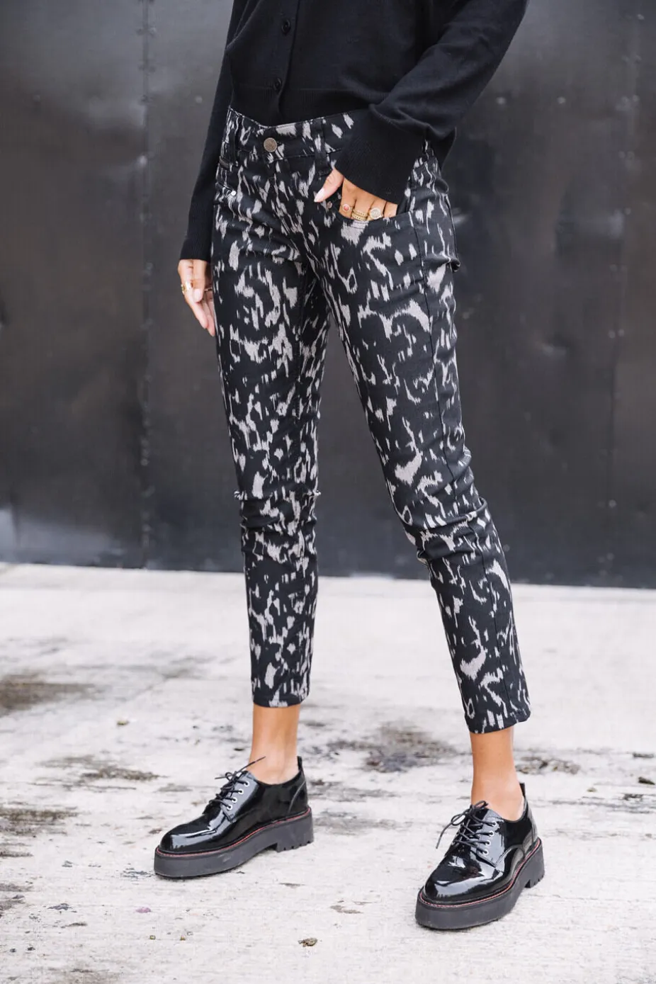 Alexa Cropped Metallo