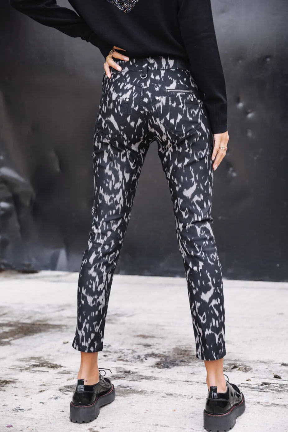 Alexa Cropped Metallo
