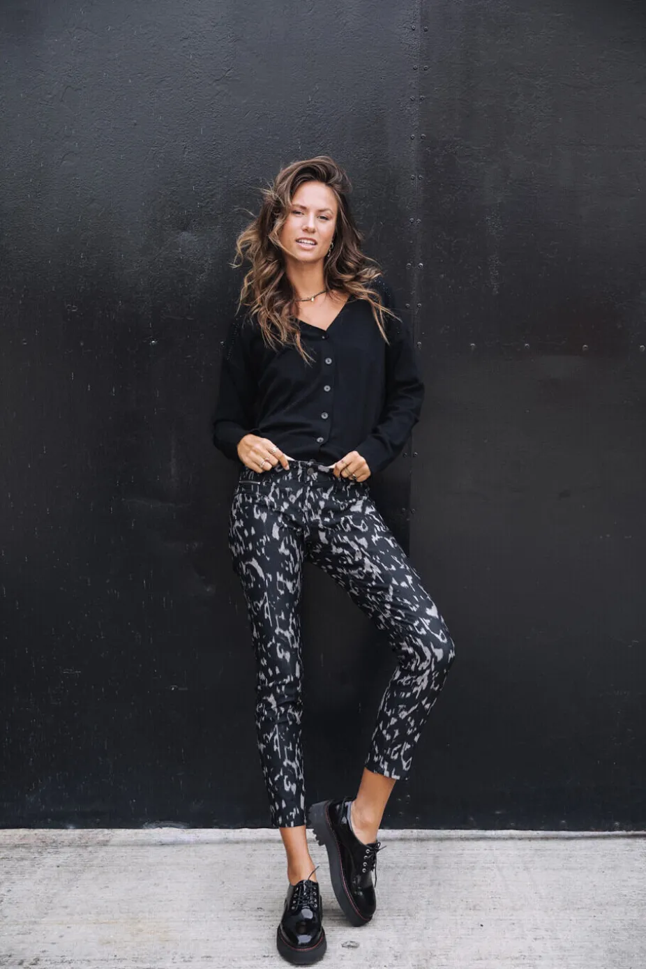 Alexa Cropped Metallo