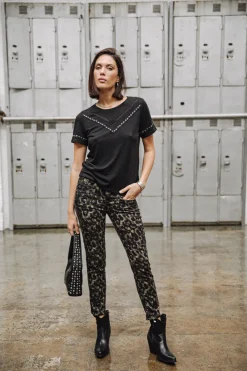 Alexa High Waist Cropped Marsh