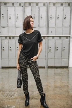 Alexa High Waist Cropped Marsh